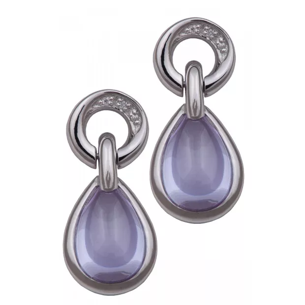 orphelia Orphelia® Women's Sterling Silver Drop Earrings - Silver ZO-5923