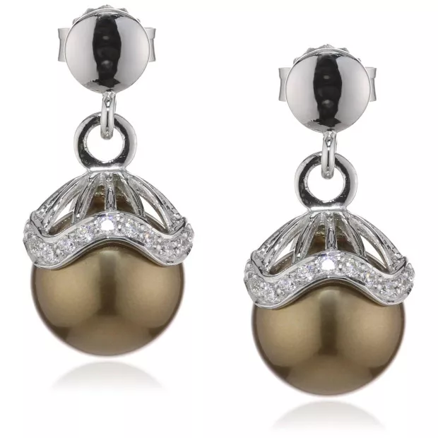 Orphelia Orphelia® Women's Sterling Silver Drop Earrings - Silver ZO-5028