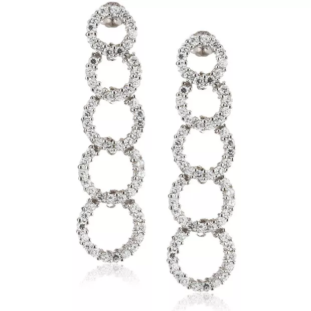 orphelia Orphelia® Women's Sterling Silver Drop Earrings - Silver ZO-5762