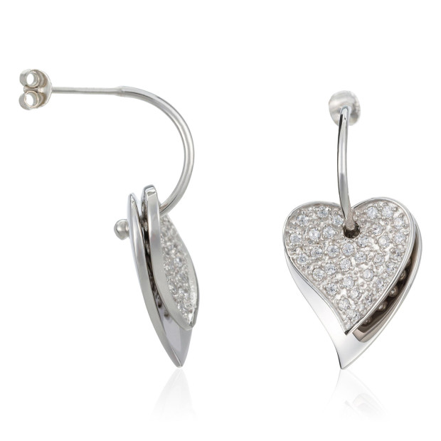 Orphelia Orphelia® Women's Sterling Silver Drop Earrings - Silver ZO-5821