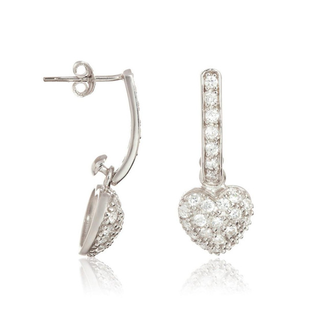 Orphelia Orphelia® Women's Sterling Silver Drop Earrings - Silver EAR-438
