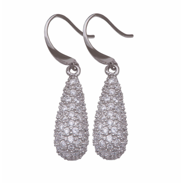 Orphelia Orphelia® Women's Sterling Silver Drop Earrings - Silver ZO-5885