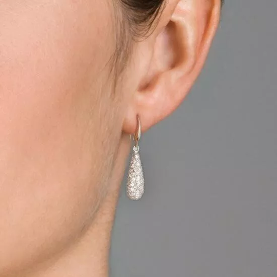 Orphelia Orphelia® Women's Sterling Silver Drop Earrings - Silver ZO-5885