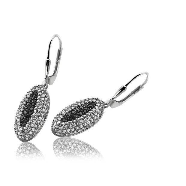 Orphelia Orphelia® Women's Sterling Silver Drop Earrings - Silver ZO-5177