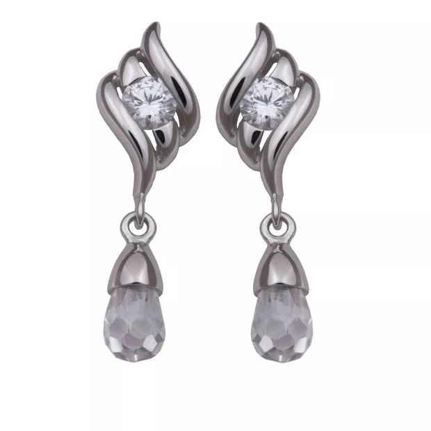orphelia Orphelia® Women's Sterling Silver Drop Earrings - Silver ZO-5894