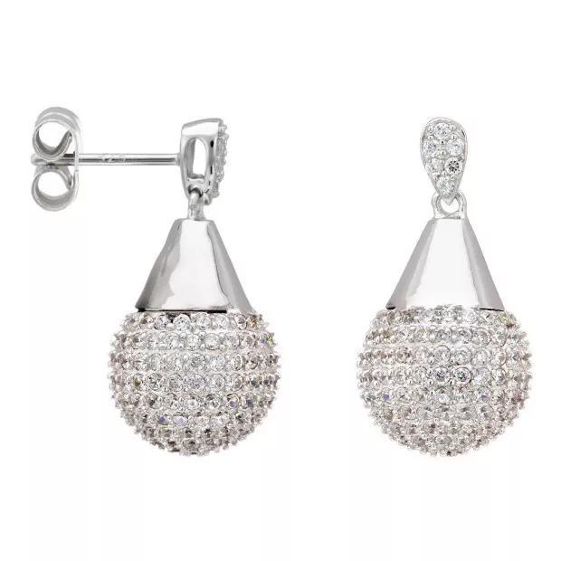 orphelia Orphelia® Women's Sterling Silver Drop Earrings - Silver ZO-5938