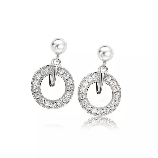 orphelia Orphelia® Women's Sterling Silver Drop Earrings - Silver ZO-5943