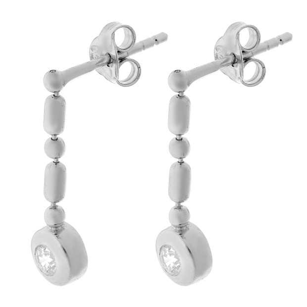 Orphelia Orphelia® Women's Sterling Silver Drop Earrings - Silver ZO-5580