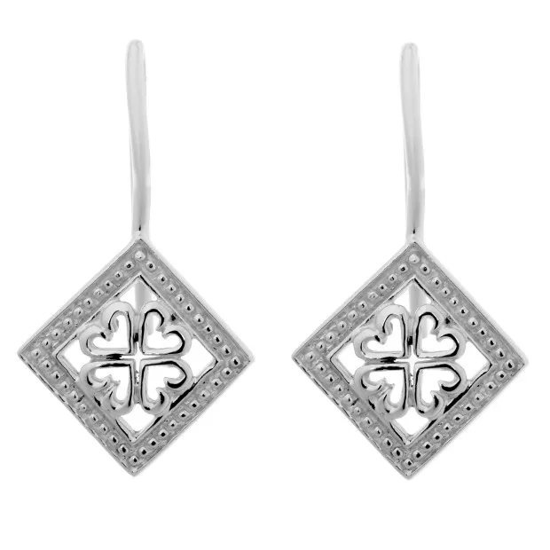 orphelia Orphelia® Women's Sterling Silver Drop Earrings - Silver ZO-5254