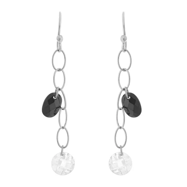orphelia Orphelia® Women's Sterling Silver Drop Earrings - Silver ZO-5729/1