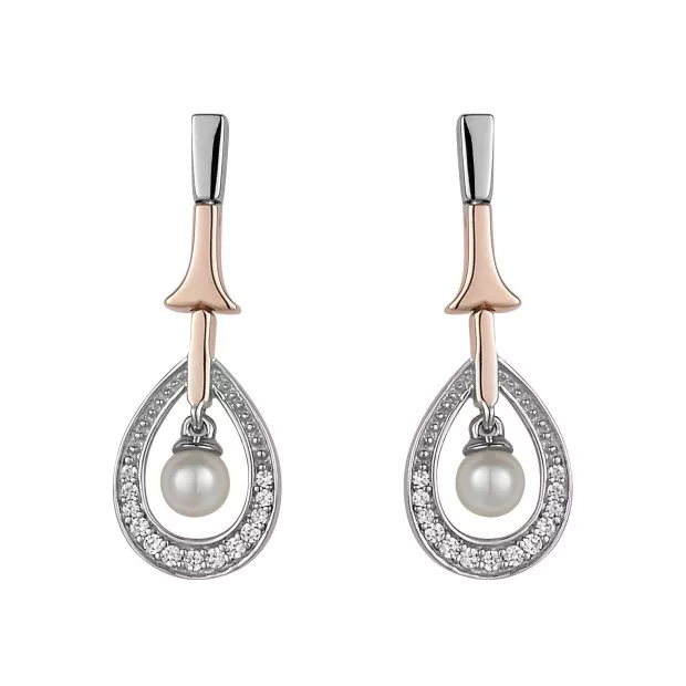 orphelia Orphelia® Women's Sterling Silver Drop Earrings ZO-5175