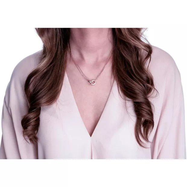 Orphelia Orphelia® Women's Sterling Silver Necklace - Rose ZK-7176/RG