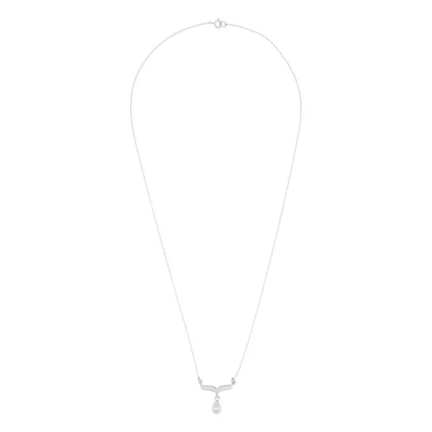 Orphelia Orphelia® Women's Sterling Silver Necklace - Silver ZH-4855