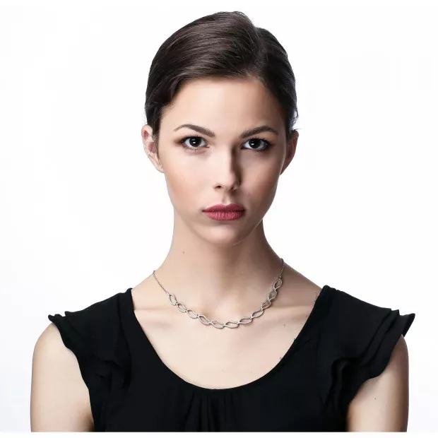 Orphelia Orphelia® Women's Sterling Silver Necklace - Silver ZK-2795