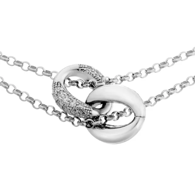 Orphelia Orphelia® Women's Sterling Silver Necklace - Silver ZK-7176