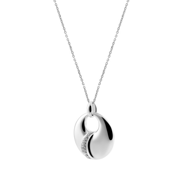 Orphelia Orphelia® Women's Sterling Silver Pendant With Chain - Silver ZH-4484