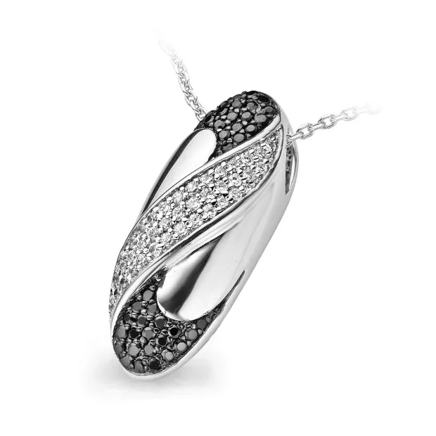 orphelia Orphelia® Women's Sterling Silver Pendant with Chain - White ZH-4727