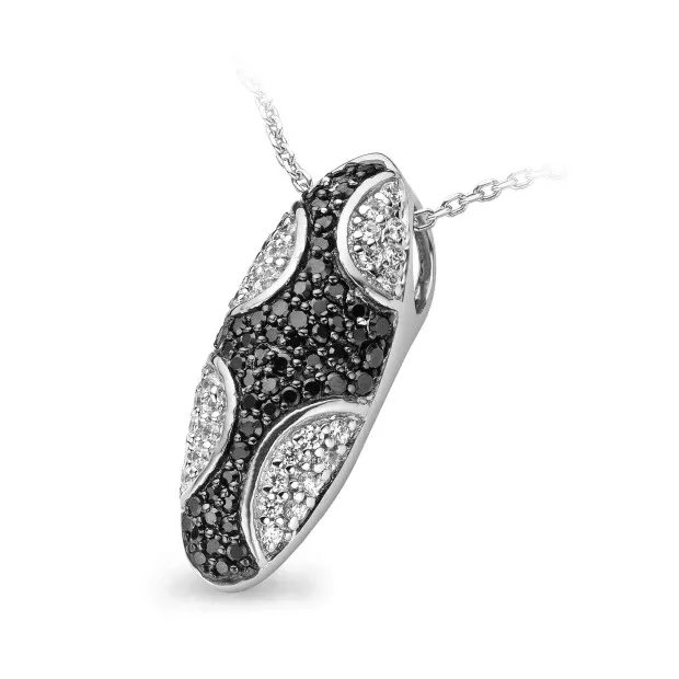 orphelia Orphelia® Women's Sterling Silver Pendant with Chain - White ZH-4729