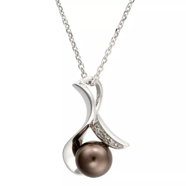 orphelia Orphelia® Women's Sterling Silver Pendant with Chain - Silver ZH-4609
