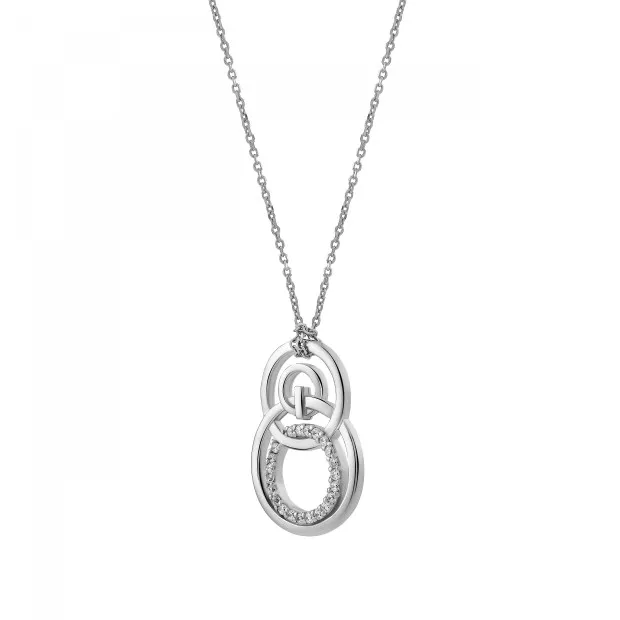 Orphelia Orphelia® Women's Sterling Silver Pendant With Chain - White ZH-4321