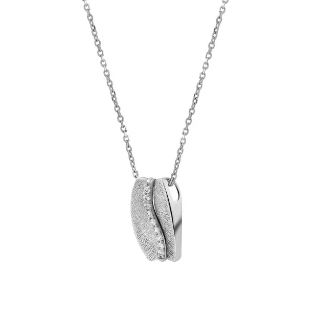 Orphelia Orphelia® Women's Sterling Silver Pendant With Chain - White ZH-4481