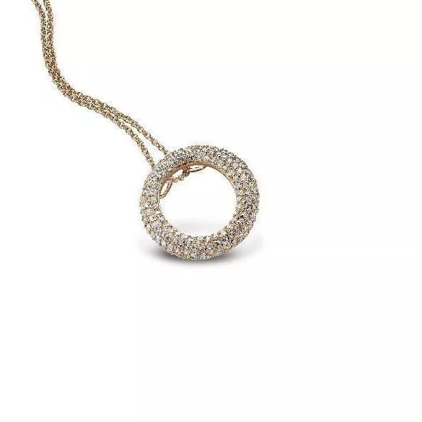 orphelia Orphelia® Women's Sterling Silver Pendant with Chain - Rose PEN-2052