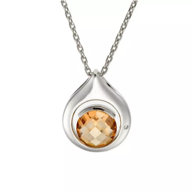 orphelia Orphelia® Women's Sterling Silver Pendant with Chain - Silver ZH-4626