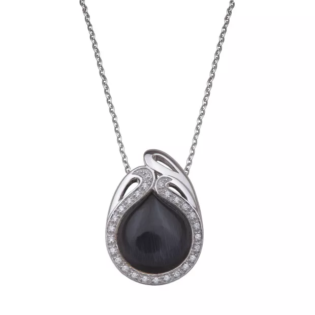 orphelia Orphelia® Women's Sterling Silver Pendant with Chain - Silver ZH-4568