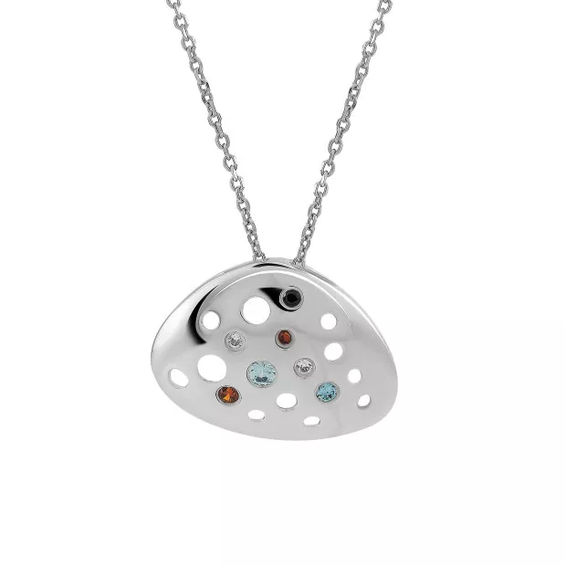 orphelia Orphelia® Women's Sterling Silver Pendant with Chain - Silver ZH-4480