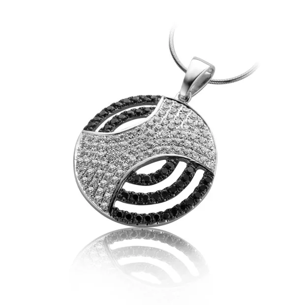 orphelia Orphelia® Women's Sterling Silver Pendant with Chain - Silver PEN-299