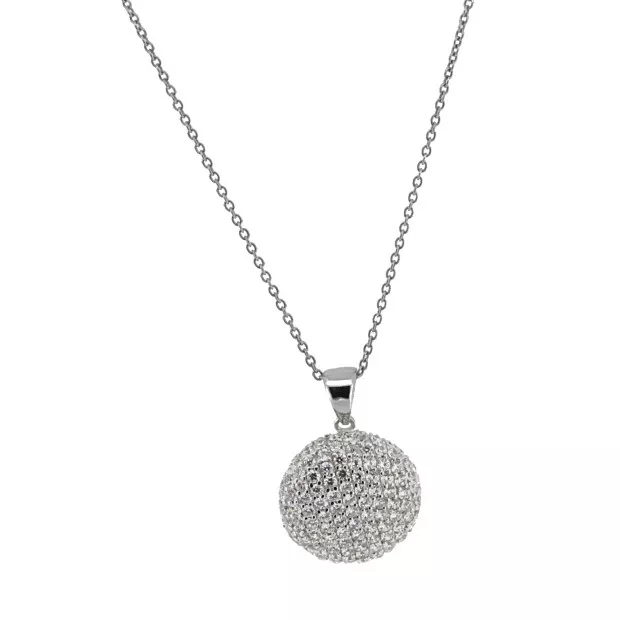 Orphelia Orphelia® Women's Sterling Silver Pendant With Chain - Silver PEN-3015