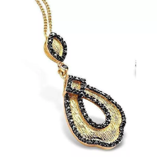 Orphelia Orphelia® Women's Sterling Silver Pendant With Chain - Gold PEN-1901-B