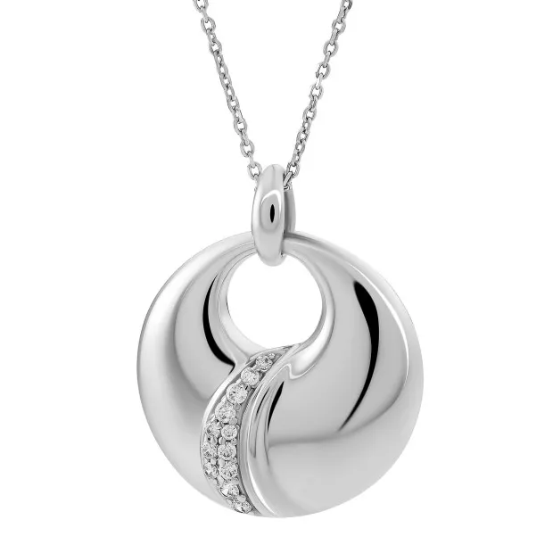 orphelia Orphelia® Women's Sterling Silver Pendant with Chain - Silver ZH-4484