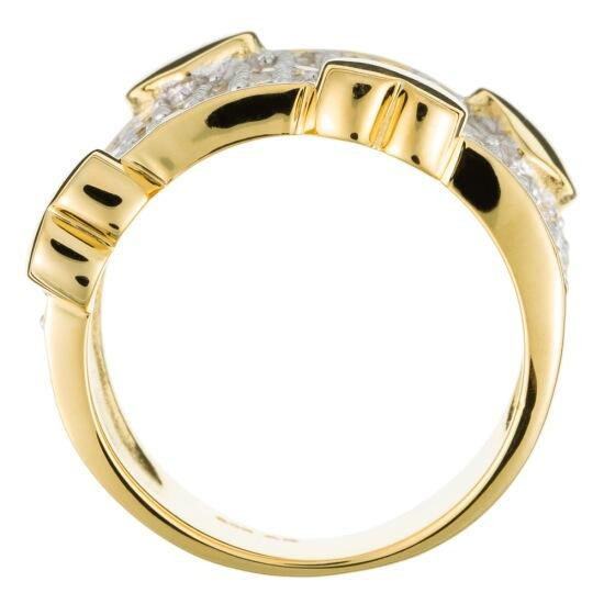 Orphelia Orphelia® Women's Sterling Silver Ring - Gold ZR-3605-GOLD