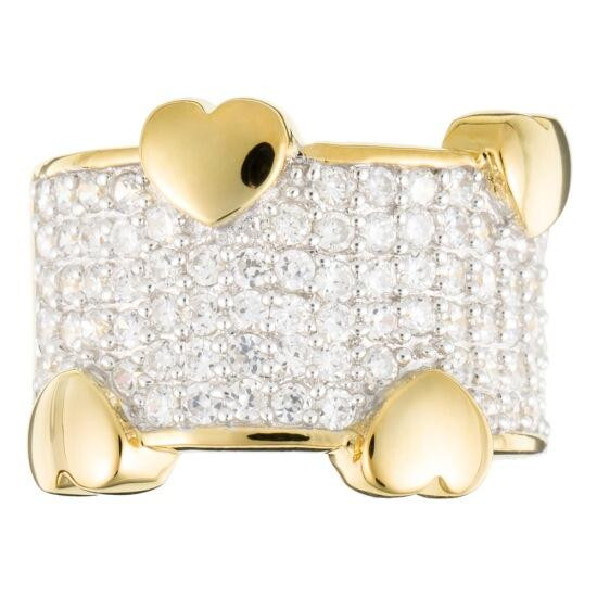 Orphelia Orphelia® Women's Sterling Silver Ring - Gold ZR-3605-GOLD