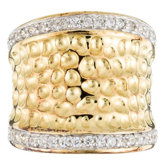 Orphelia Orphelia® Women's Sterling Silver Ring - Gold ZR-3600-GOLD