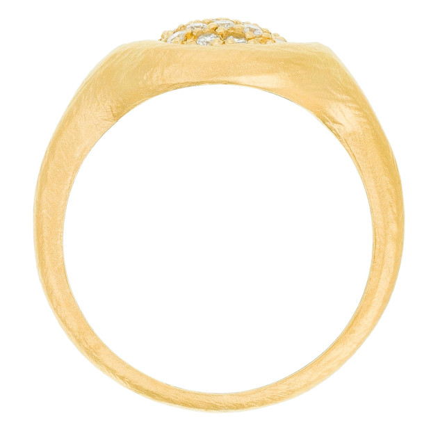 Orphelia Orphelia® Women's Sterling Silver Ring - Gold ZR-3924/1