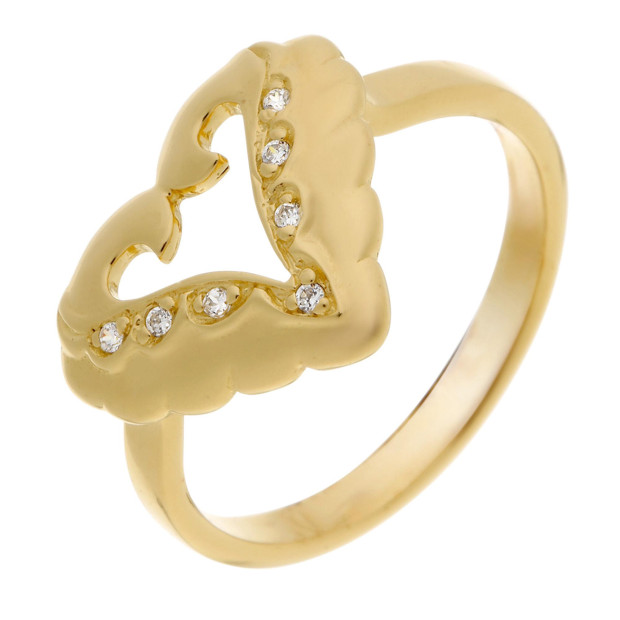 Orphelia Orphelia® Women's Sterling Silver Ring - Gold ZR-3936/1