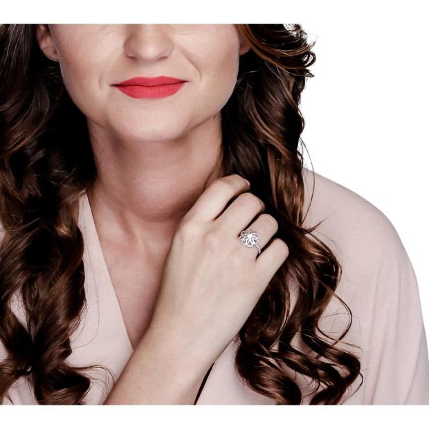 Orphelia Orphelia® Women's Sterling Silver Ring - Gold ZR-6017/2