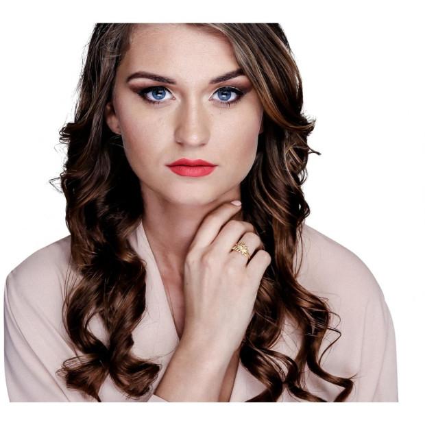 Orphelia Orphelia® Women's Sterling Silver Ring - Gold ZR-6027/2