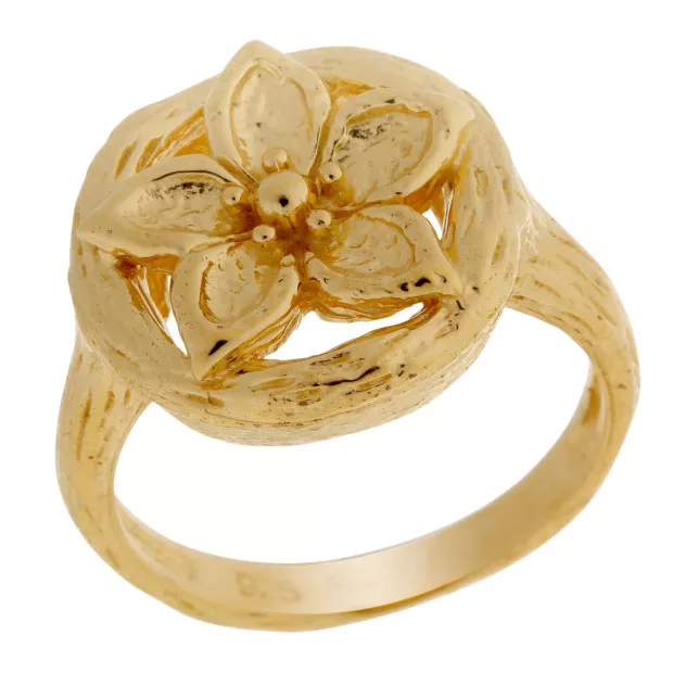 Orphelia Orphelia® Women's Sterling Silver Ring - Gold ZR-6029/1