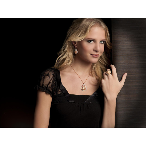 Orphelia Orphelia® Women's Sterling Silver Ring - Rose R-4216-ROSE