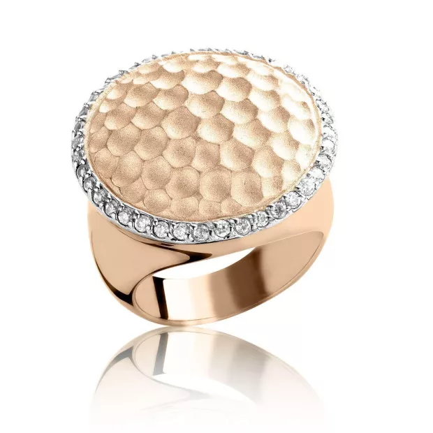 Orphelia Orphelia® Women's Sterling Silver Ring - Rose R-4216-ROSE