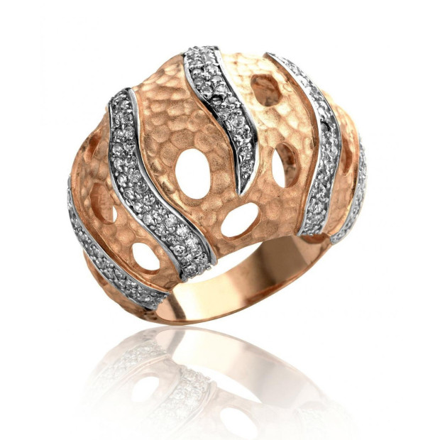 orphelia Orphelia® Women's Sterling Silver Ring - Rose R-4236-ROSE