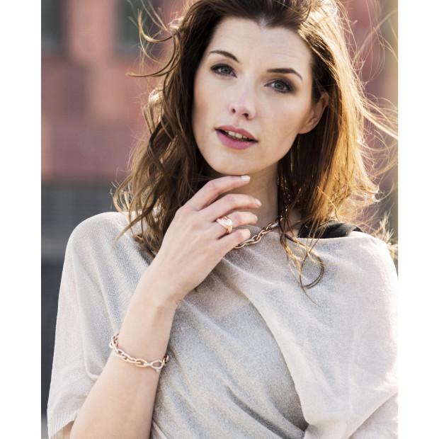 Orphelia Orphelia® Women's Sterling Silver Ring - Rose ZR-3890