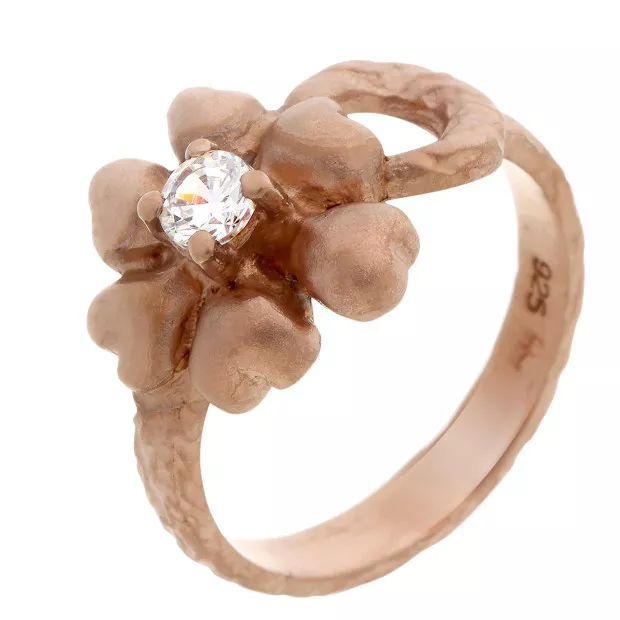 Orphelia Orphelia® Women's Sterling Silver Ring - Rose ZR-3929/1