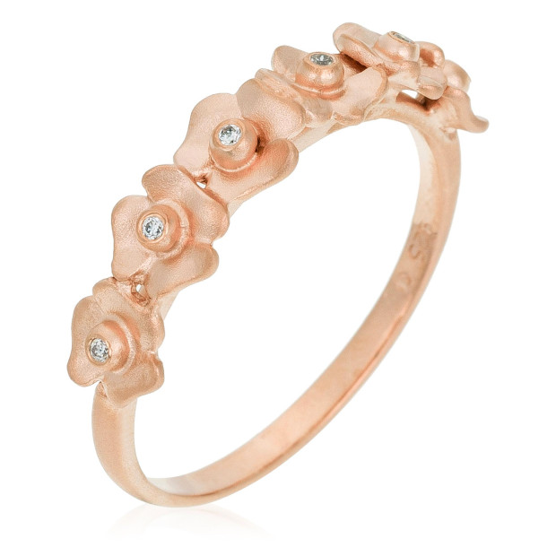 Orphelia Orphelia® Women's Sterling Silver Ring - Rose ZR-3934/1