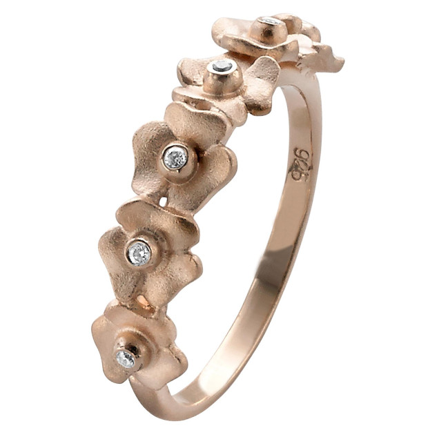 orphelia Orphelia® Women's Sterling Silver Ring - Rose ZR-3934/1