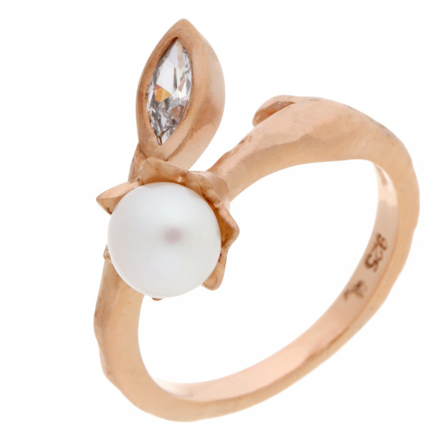 Orphelia Orphelia® Women's Sterling Silver Ring - Rose ZR-3938/1