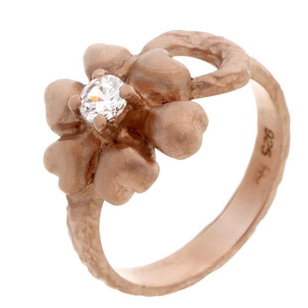 orphelia Orphelia® Women's Sterling Silver Ring - Rose ZR-3929/1